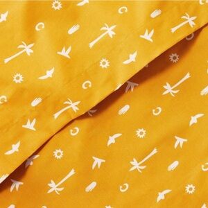 Opalhouse Separate Flat Sheet - Yellow - QUEEN